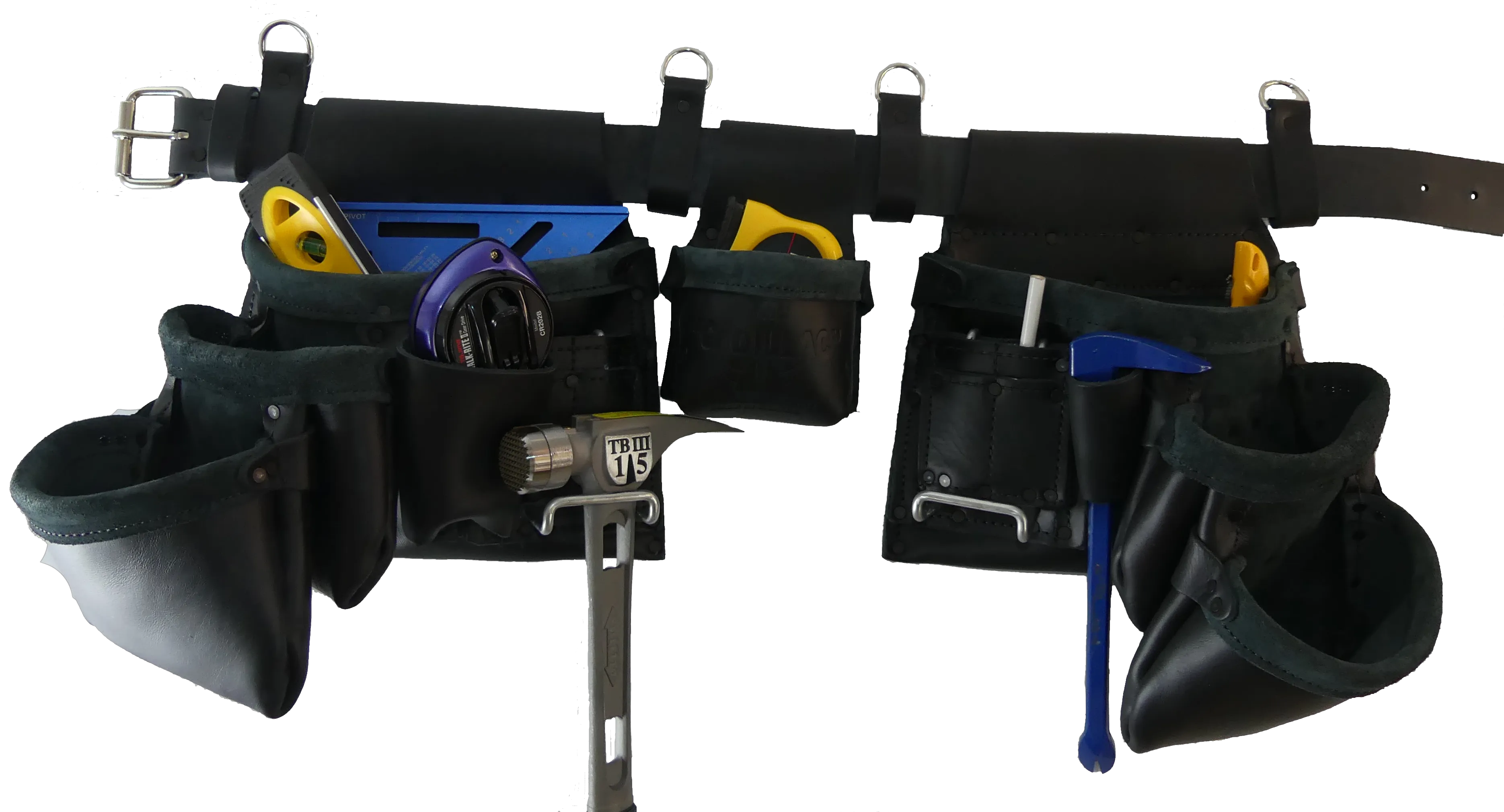 100% Leather Framing Tool Belt/Apron - 601 Cadillac - Professional Quality CAS-601