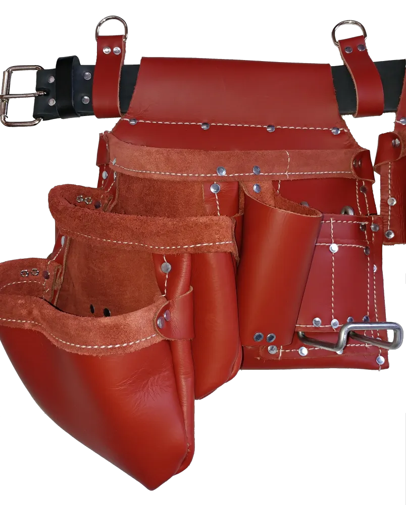 100% Leather Framing Tool Belt/Apron - 601 Cadillac - Professional Quality CAS-601