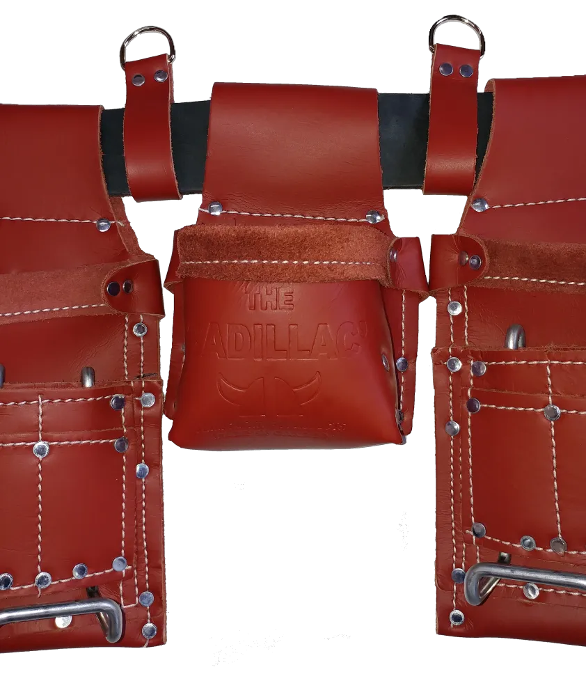 100% Leather Framing Tool Belt/Apron - 601 Cadillac - Professional Quality CAS-601