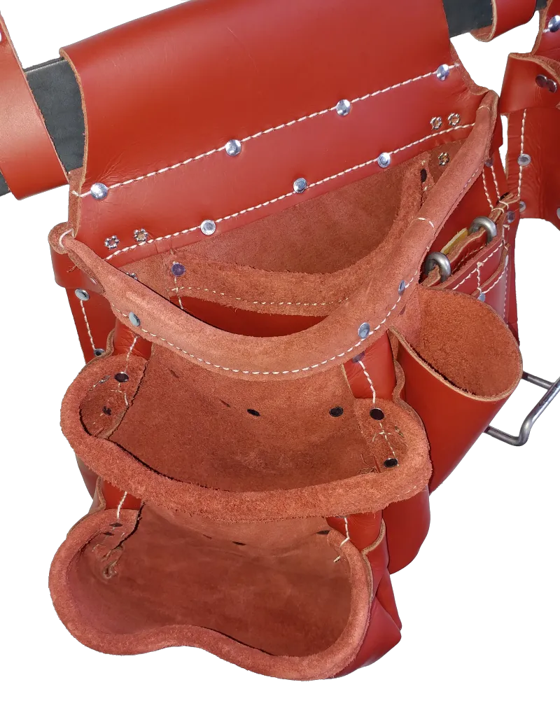 100% Leather Framing Tool Belt/Apron - 601 Cadillac - Professional Quality CAS-601