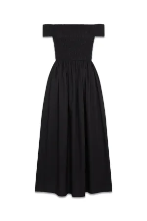 Black Bardot Amanda Midi Dress