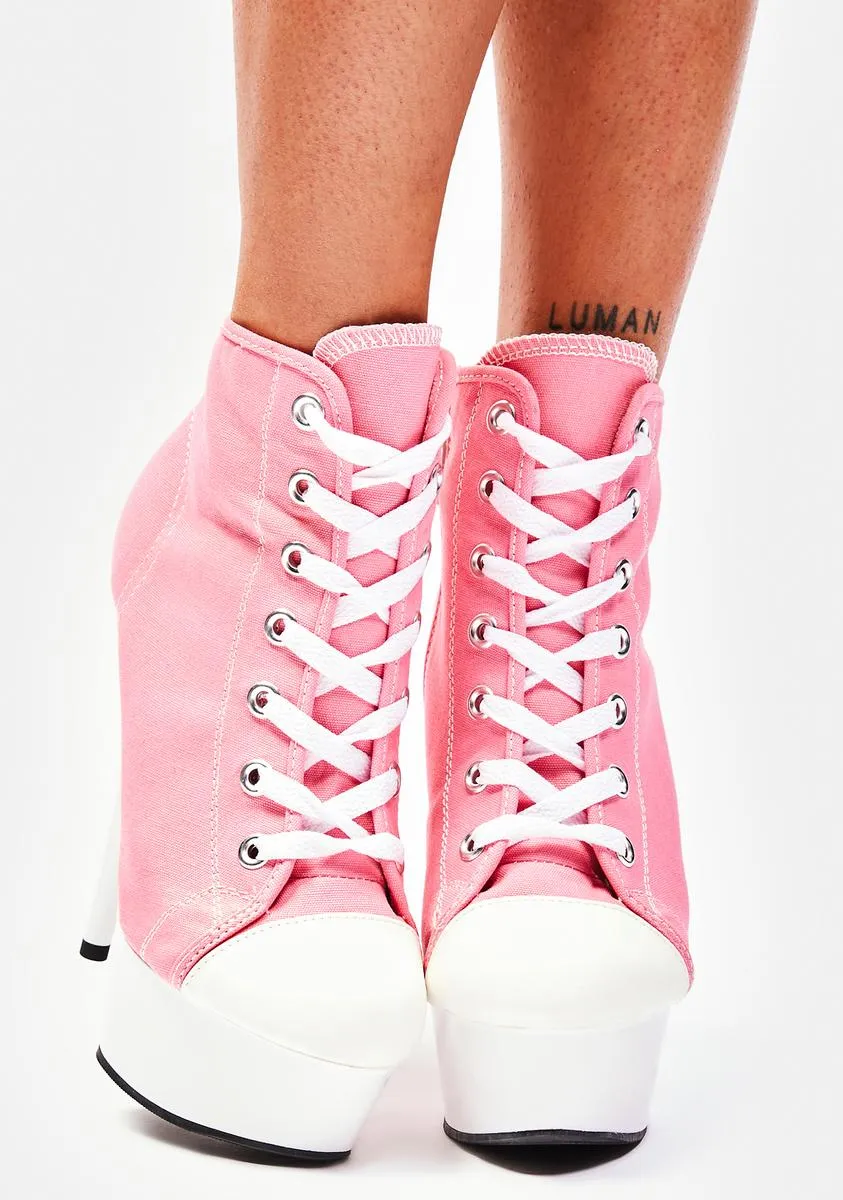 Candy Find Delight Platform Heels