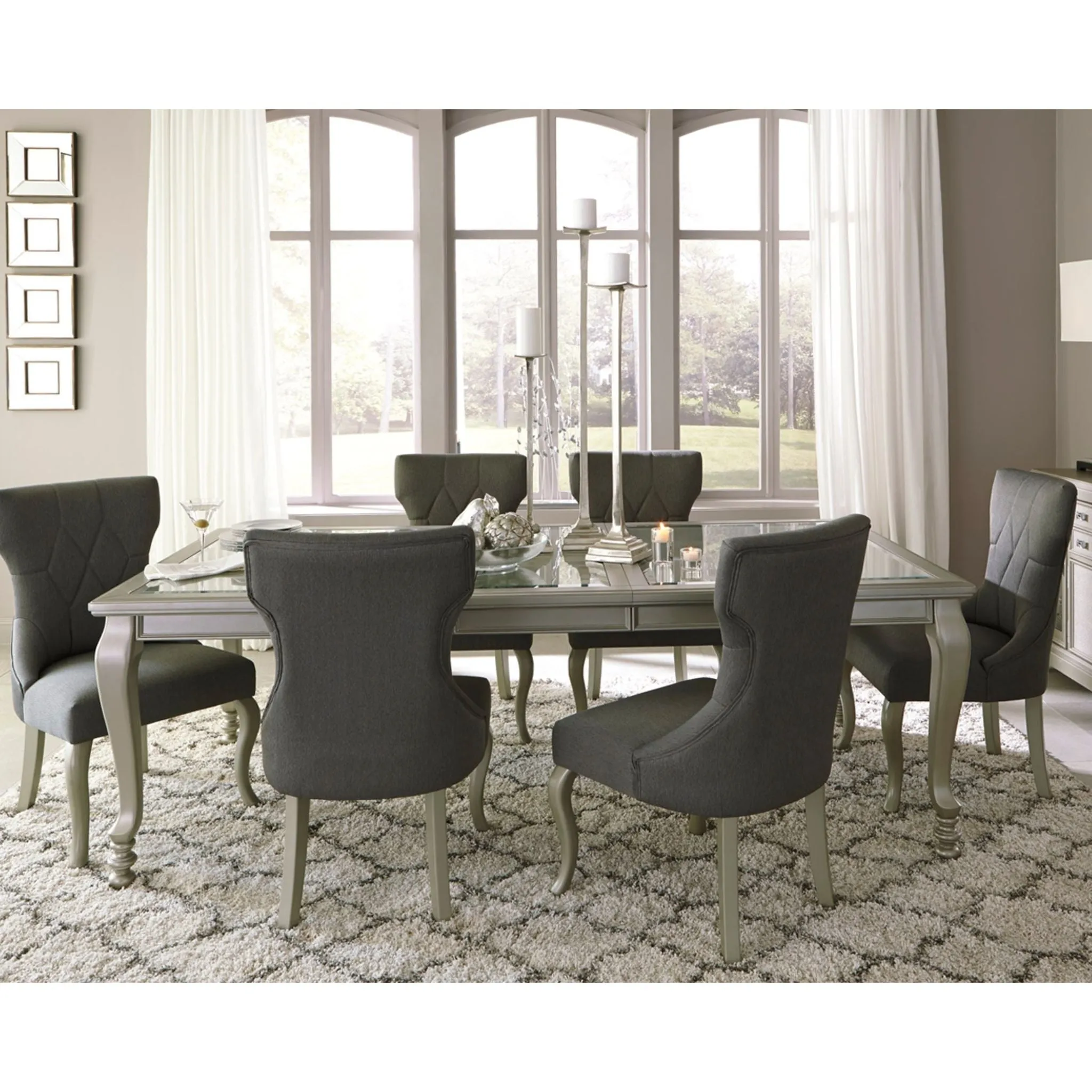 Coralayne Table - Silver - (D650-35)