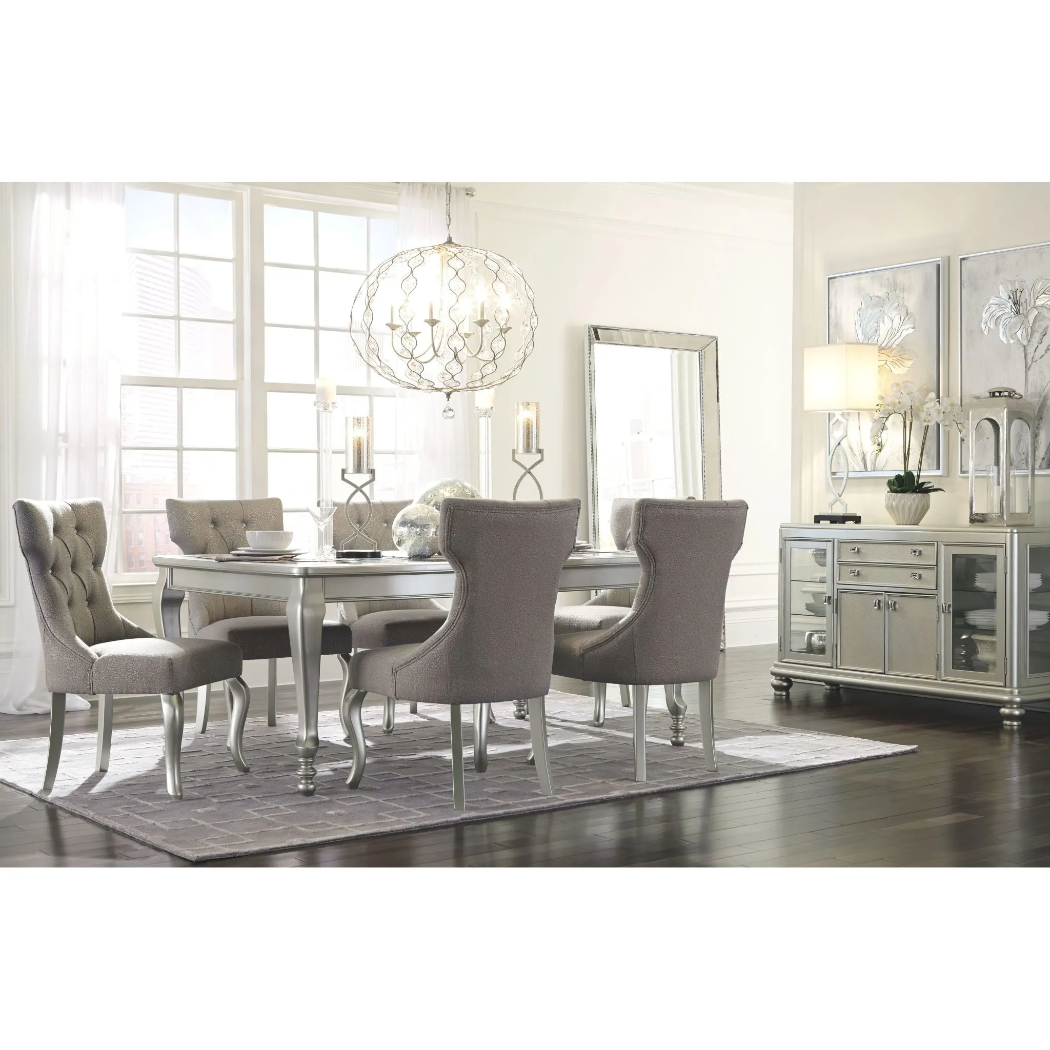 Coralayne Table - Silver - (D650-35)