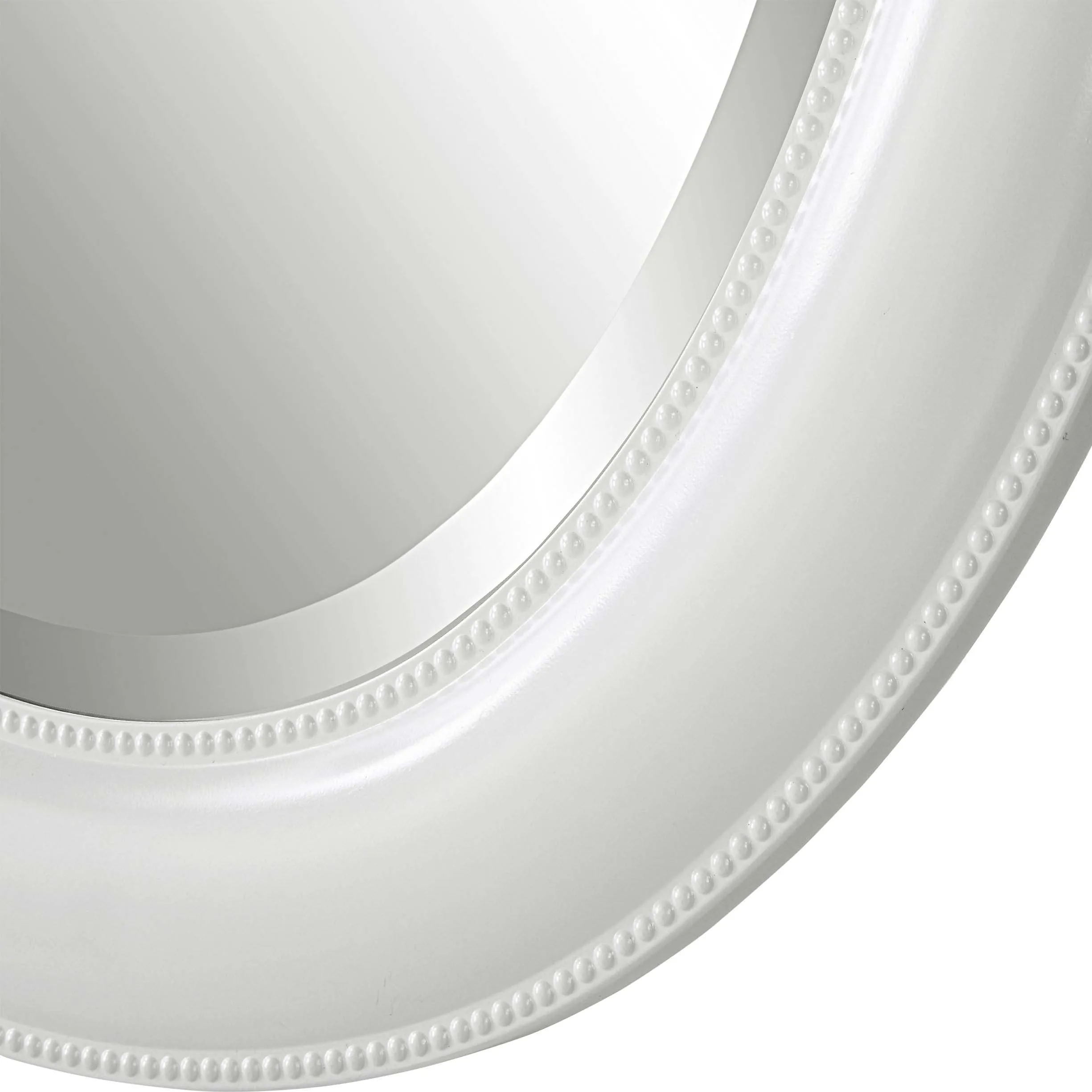 Decor Market Mirror - Crisp White Finish