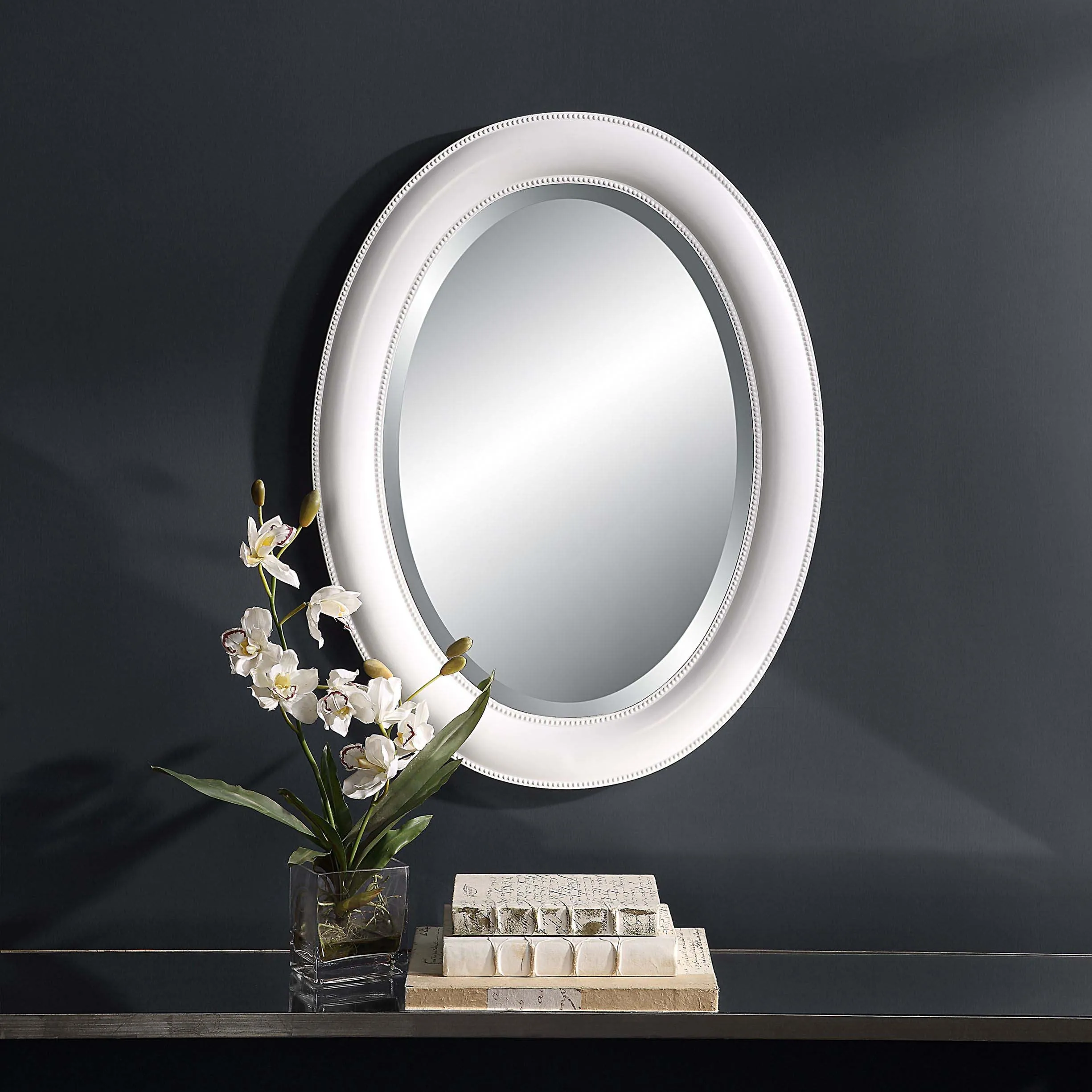 Decor Market Mirror - Crisp White Finish