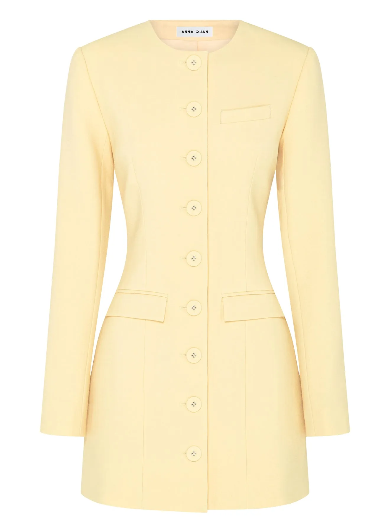 EVA DRESS (BUTTER)