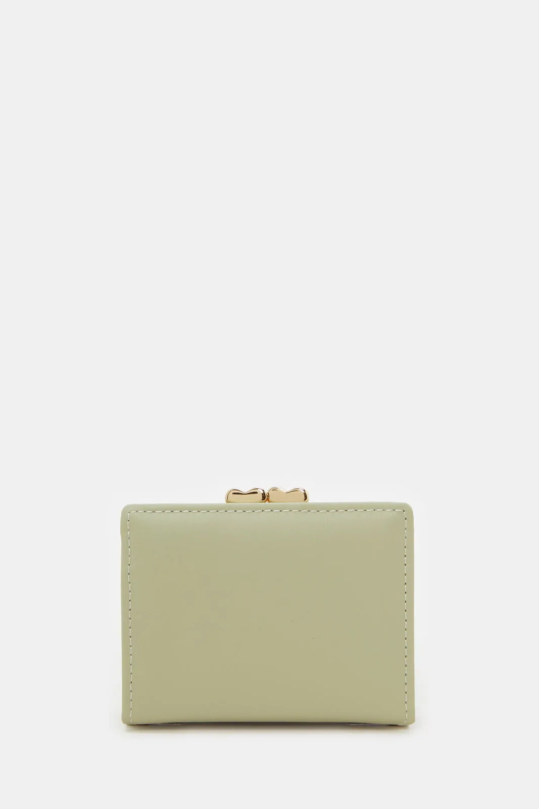 Girls Mint Floral Printed Purse