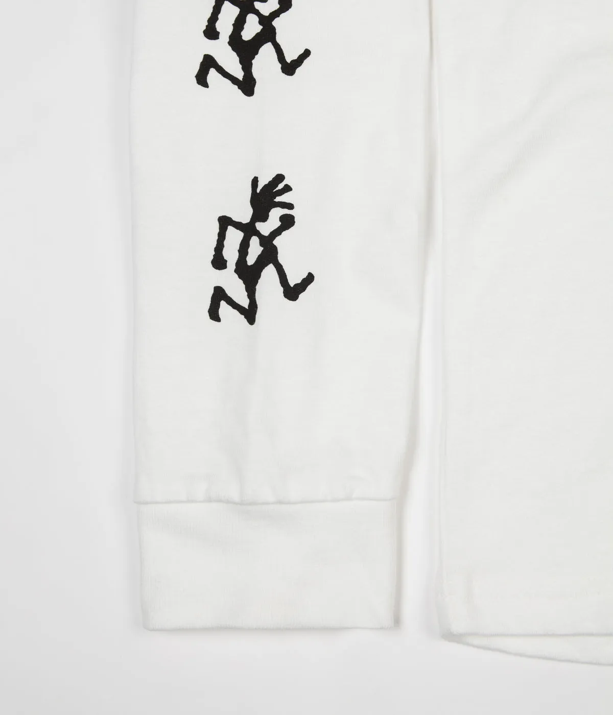 Gramicci Japan Sleeve Print Long Sleeve T-Shirt - White