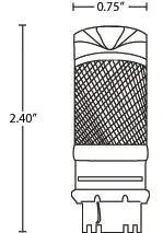 Halco 3155/2WW/LED - 2.5 Watt Pro LED Miniatures - Plastic Wedge - IP65 Rated