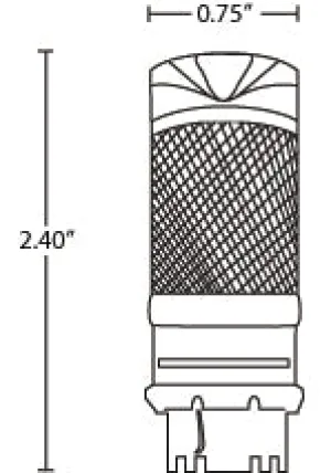 Halco 3155/2WW/LED - 2.5 Watt Pro LED Miniatures - Plastic Wedge - IP65 Rated