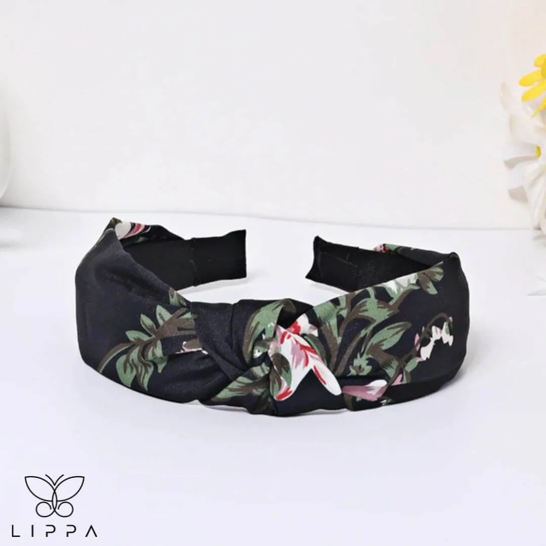Handmade Headband Printed Floral Design