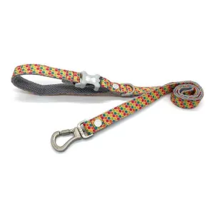 Hugo & Hudson - Multi Coloured Geometric Dog Lead