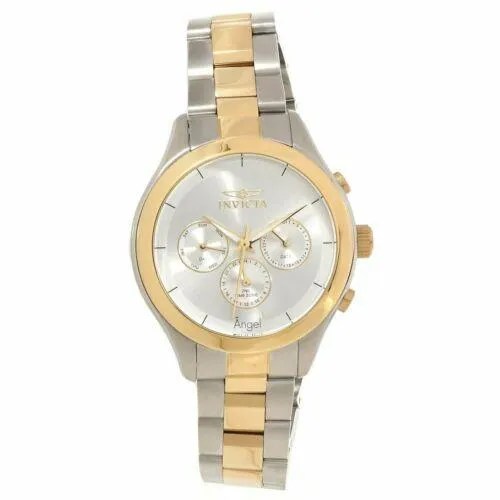 Invicta 13725 Women's Angel Silver Dial Two Tone Steel Watch