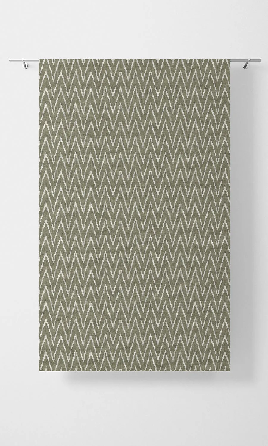 'Nuoro' Modern Chevron Print Shades (Green/ White)