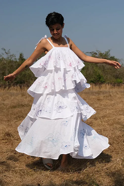 Okhai 'Amelia' Hand Embroidered and Mirrorwork Dress