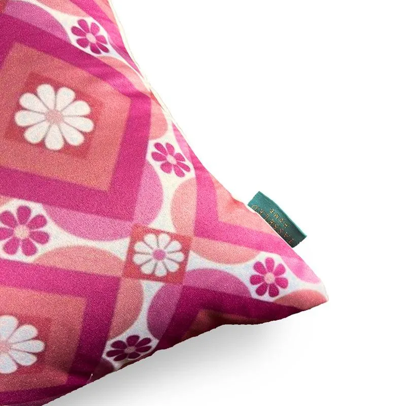 Pitter Kaleido Satin Cushion Cover | 12 x 18 inches