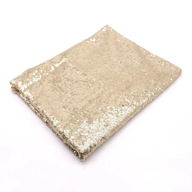 Sparkly Glitz Sequin Glamorous Tablecloth