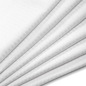 T250 Satin Stripe Fitted Sheet 54 x 80 x 15 - Standard