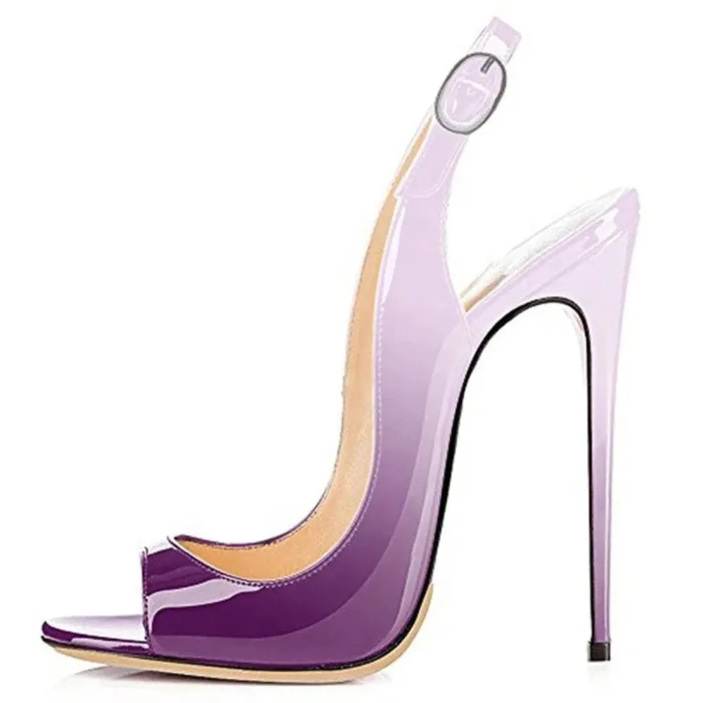 Trend4us Women's Stiletto Slingback Heels