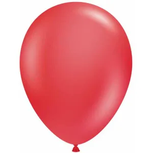 Tuftex 17" Crystal Red Balloons (50/Pk)