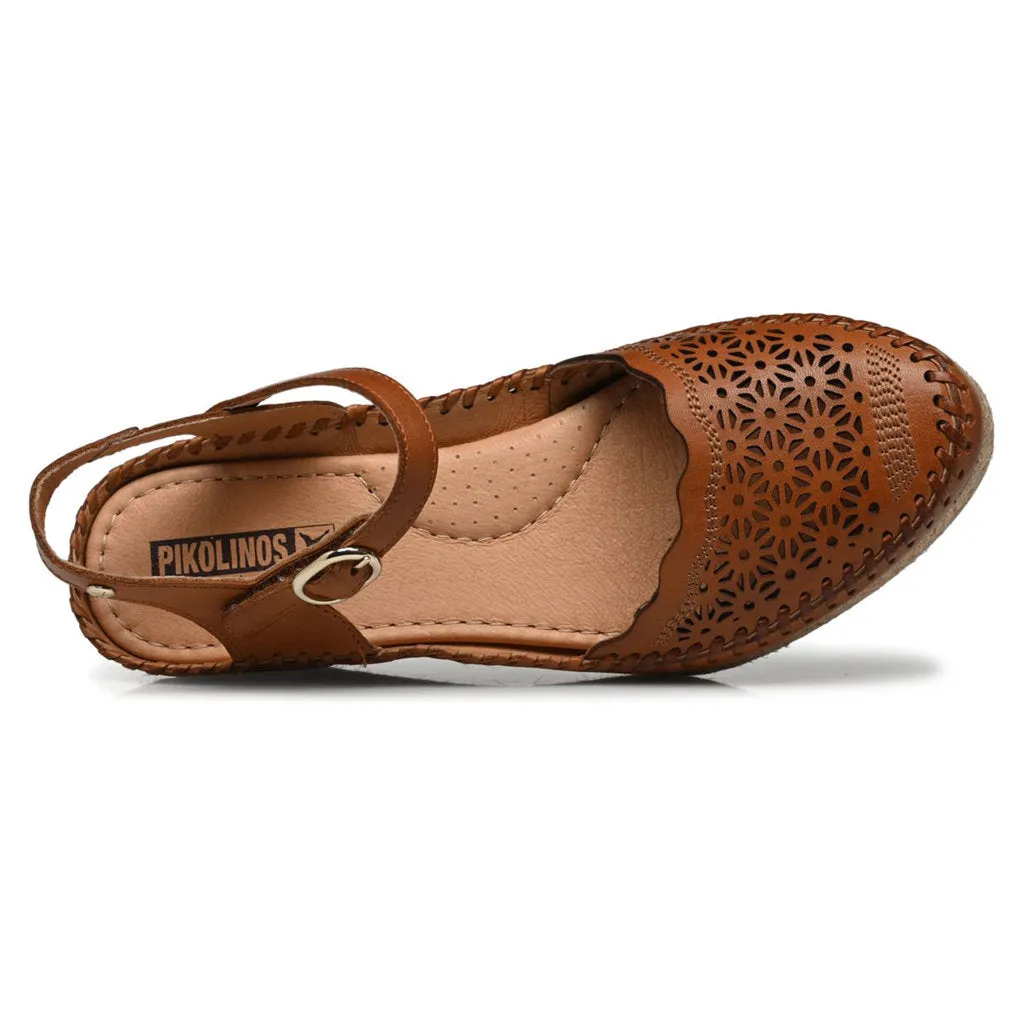 Vila Leather Women's Wedge Heels Sandals
