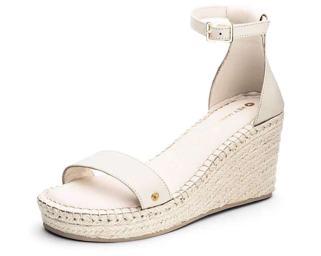 Wedge Bast High Crema PS1