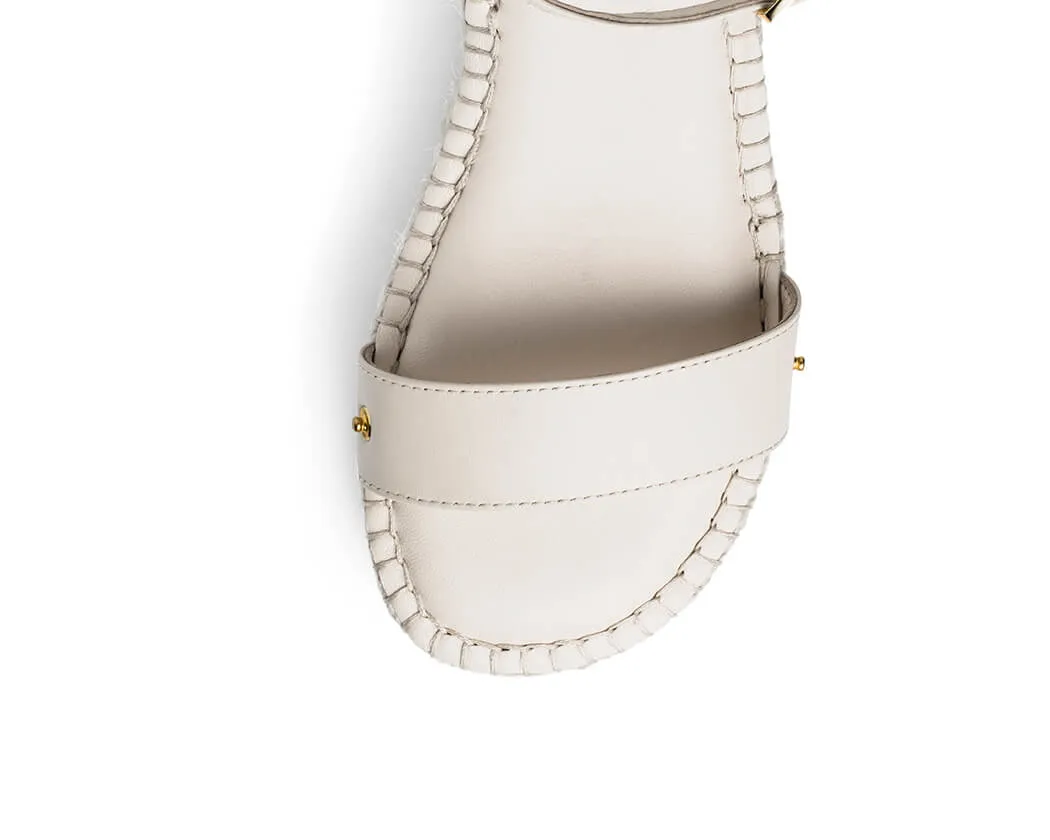Wedge Bast High Crema PS1