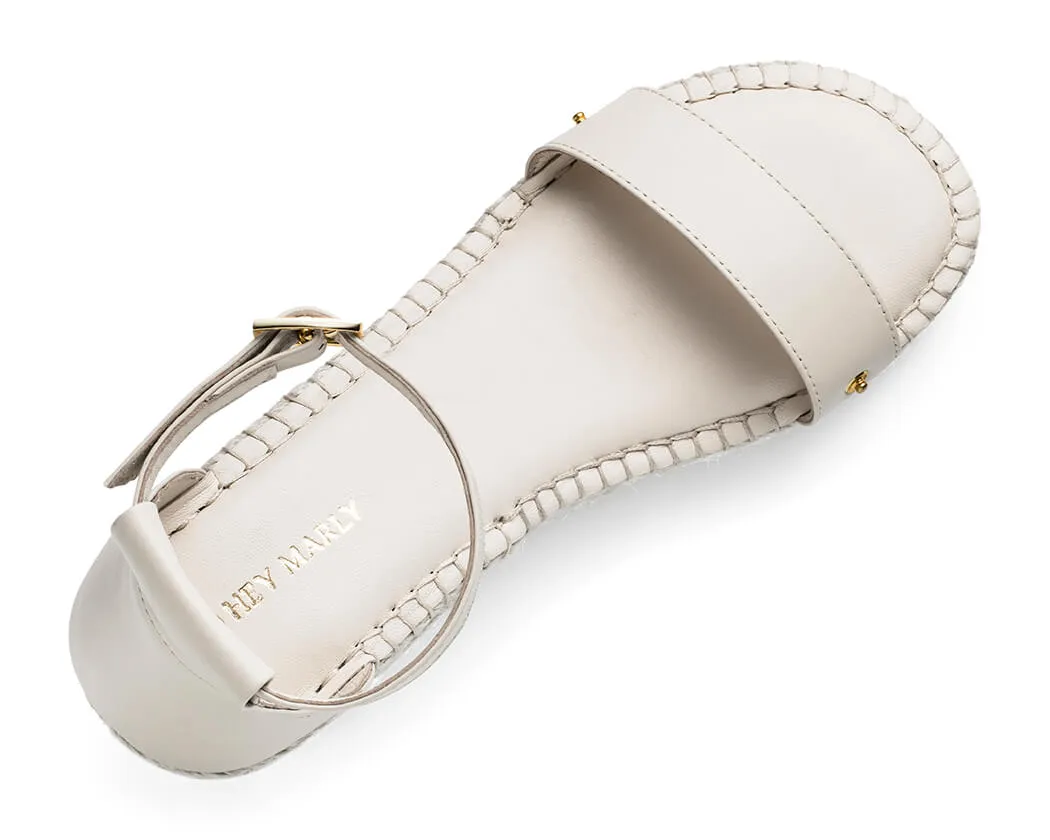 Wedge Bast High Crema PS1